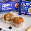 image:imageQuest Nutrition Blueberry Muffin 10g Protein 3g Net Carb 2g Sugar Protein Snack 8 CountBlueberry Muffins  Chocolate Chip Muffins