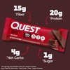 image:imageQuest Nutrition Chocolate Brownie Protein Bars 20g Protein 4g Net Carbs 1g Sugar High Fiber Gluten Free Keto Friendly 4 Count