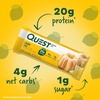 image:imageQuest Nutrition Chocolate Chip Cookie Dough Protein Bars 21g Protein 4 Net Carbs 1g Sugar High Fiber Gluten Free Keto Friendly 4 CountLemon Cake