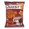 image:imageQuest Nutrition Dill Pickle Flavored Protein Chips 19g Protein 4g Net Carbs Protein Snacks Gluten Free 12 CountBarbecue