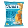 image:imageQuest Nutrition Dill Pickle Flavored Protein Chips 19g Protein 4g Net Carbs Protein Snacks Gluten Free 12 CountCheddar  Sour Cream