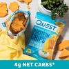 image:imageQuest Nutrition Dill Pickle Flavored Protein Chips 19g Protein 4g Net Carbs Protein Snacks Gluten Free 12 CountCheddar  Sour Cream