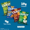 image:imageQuest Nutrition Dill Pickle Flavored Protein Chips 19g Protein 4g Net Carbs Protein Snacks Gluten Free 12 CountDill Pickle  BBQ  Cheddar Sour Cream  Sour Cream  Onion