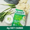 image:imageQuest Nutrition Dill Pickle Flavored Protein Chips 19g Protein 4g Net Carbs Protein Snacks Gluten Free 12 CountSour Cream  Onion