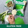 image:imageQuest Nutrition Dill Pickle Flavored Protein Chips 19g Protein 4g Net Carbs Protein Snacks Gluten Free 12 CountSour Cream  Onion