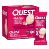 image:imageQuest Nutrition Frosted Protein Cookies Twin Pack Peanut Butter Flavored 1g Sugar 11g Protein 2g Net Carbs Gluten Free 16 CookiesStrawberry Cake