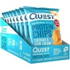 image:imageQuest Nutrition Game Day Tortilla Style Protein Chips Variety Pack Buffalo Ranch Salsa Verde Loaded Taco 4 of Each 11 oz Pack of 12Cheddar Cheese