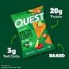 image:imageQuest Nutrition Game Day Tortilla Style Protein Chips Variety Pack Buffalo Ranch Salsa Verde Loaded Taco 4 of Each 11 oz Pack of 12Chili Lime