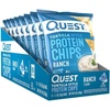 image:imageQuest Nutrition Game Day Tortilla Style Protein Chips Variety Pack Buffalo Ranch Salsa Verde Loaded Taco 4 of Each 11 oz Pack of 12Ranch