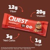 image:imageQuest Nutrition Overload Protein Bars Sundae Funday 20g Protein 1g Sugar 4g Net Carbs Gluten Free 12 CountNutty by Nature