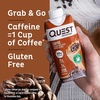 image:imageQuest Nutrition Ready to Drink Salted Caramel Protein Shake 30g Protein 3g Net Carbs Gluten Free Keto Friendly 11 floz 4 CountPack of 3Coffee