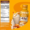 image:imageQuest Nutrition Salted Caramel Flavored High Protein Shake 45g Protein 2g Sugar 2g Net Carbs Ready to Drink Gluten Free 12 CountSalted Caramel