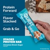 image:imageQuest Nutrition Stacks Protein Bars Brownie a la Mode Flavor 20g Protein 3g Net Carbs 1g Sugar High Fiber Low Sugar Gluten Free 4 CountCinnamon Brown Sugar
