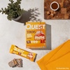 image:imageQuest Nutrition Stacks Protein Bars Brownie a la Mode Flavor 20g Protein 3g Net Carbs 1g Sugar High Fiber Low Sugar Gluten Free 4 CountSalted Caramel
