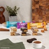 image:imageQuest Nutrition Stacks Protein Bars Brownie a la Mode Flavor 20g Protein 3g Net Carbs 1g Sugar High Fiber Low Sugar Gluten Free 4 CountSalted Caramel