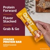 image:imageQuest Nutrition Stacks Protein Bars Brownie a la Mode Flavor 20g Protein 3g Net Carbs 1g Sugar High Fiber Low Sugar Gluten Free 4 CountSalted Caramel