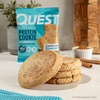 image:imageQuest Soft amp Chewy Protein Cookie  15g Protein  Double Chocolate Chip 12 CookiesSnickerdoodle