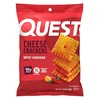 image:imageQuest Cheesy Protein Crackers Variety Pack Zesty Ranch Cheddar Blast Spicy Cheddar High Protein Low Carb 12 Count 4 each flavorSpicy Cheddar