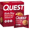 image:imageQuest Nutrition Chocolate Chip Muffin 10g Protein 2g Net Carb Less than 1g Sugar Protein Snack 4 Count