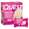 image:imageQuest Nutrition Frosted Protein Cookies Twin Pack Peanut Butter Flavored 1g Sugar 11g Protein 2g Net Carbs Gluten Free 16 CookiesBirthday Cake