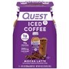 image:imageQuest Nutrition Iced Coffee Vanilla Latte 1g of Sugar 10g of Protein 90 calories 200mg of caffeine 4 CountMocha Latte