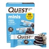 image:imageQuest Nutrition Mini Cookies amp Cream Protein Bars 8g Protein 1g Sugar 2g Net Carbs Gluten Free 14 Count14 Count Pack of 1