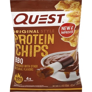 image:imageQuest Nutrition Game Day Tortilla Style Protein Chips Variety Pack Buffalo Ranch Salsa Verde Loaded Taco 4 of Each 11 oz Pack of 12Barbecue