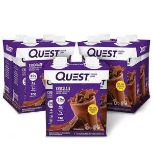 image:imageQuest Nutrition Ready to Drink Salted Caramel Protein Shake 30g Protein 3g Net Carbs Gluten Free Keto Friendly 11 floz 4 CountPack of 3Chocolate