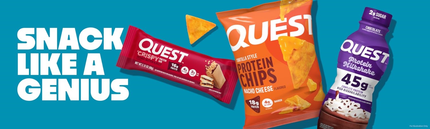 Quest Nutrition: Protein Bars, Protein Powders, Protein Chips & Low Sugar Snacks for Fitness & Daily Diet