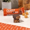 image:imageQuest Nutrition Pumpkin Pie Protein Bar 20g Protein 12 Count  11g Fiber 4g Net Carbs 1g Sugar Gluten Free High Quality Protein Soft and Chewy Individually Wrapped 212oz BarsChocolate Caramel Pecan