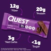 image:imageQuest Nutrition Dipped Cookies amp Cream Protein Bars 4 CountDouble Chocolate Chunk
