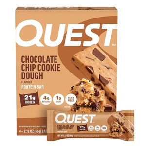 image:imageQuest Nutrition Dipped Cookies amp Cream Protein Bars 4 CountChocolate Chip Cookie Dough